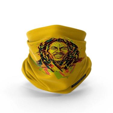 Imagem de Bandana Bob Marley Multifuncional 50x25cm 100% poliéster