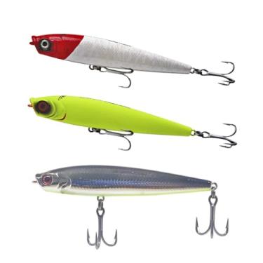 Imagem de Marine Sports, Kit 3 Iscas Artificiais Superfície Marine Johnny Hoffmann Animal 100 10cm 14g Cor:Kit 1