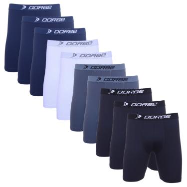 Imagem de Kit 10 Cuecas Long Leg Poliamida Neutro Dorbe  masculino