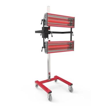 Imagem de Solary Lâmpada de cura de tinta infravermelha - Secador de tinta infravermelho de onda curta com temporizador para cabine de pintura de carro, 2100W