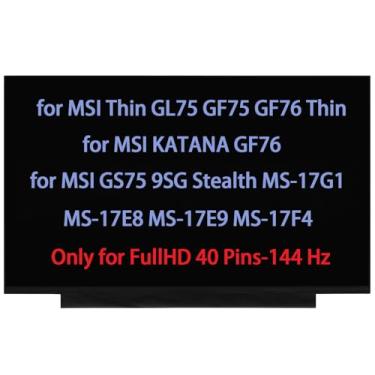Imagem de Substituição de tela LCD FHD de 43.9 cm para Asus TUF Gaming F17 FX706 FX706HE tuf706hm-es76 para ROG Strix G17 G713IM-UB74 para MSI Thin 10Sx GL75 GF75 GF76 10SDR MS-17F3 (Sem toque)