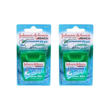 Imagem de Fio Dental Johnsons Reach 50M Menta - Kit Com 2Un