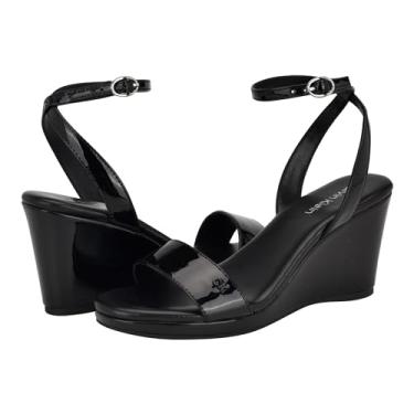 Imagem de Calvin Klein Sandália feminina Belliny Wedge, Patente preta, 38