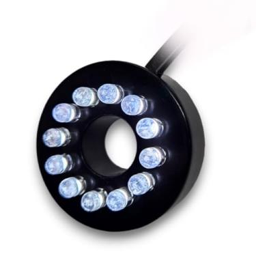 Imagem de Luminária Luz Led Colorida Amarela e Branca 12 Lâmpadas p/Fonte De Água Aquário Cascata (Branco)