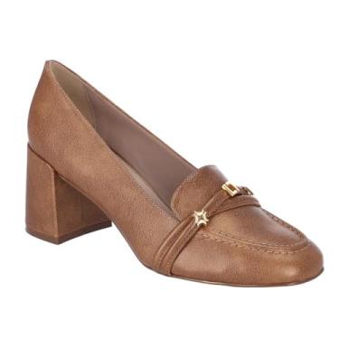 Imagem de Luz Da Lua, Scarpin Luz da Lua 60380002 Cor:Marrom;Tamanho:39;Gênero:Feminino