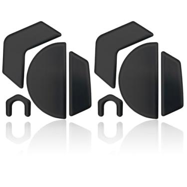 Imagem de AQIDAP Mouse Skatez/Mouse Feet para Logitech G502 X Mouse gamer com fio (preto)
