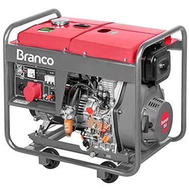 Imagem de Gerador a Diesel 8000 W Trifásico 380 V Branco