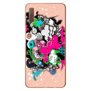 Imagem de Capa Adesivo Skin104 Verso Para Samsung Galaxy A7 2018 - KawaSkin