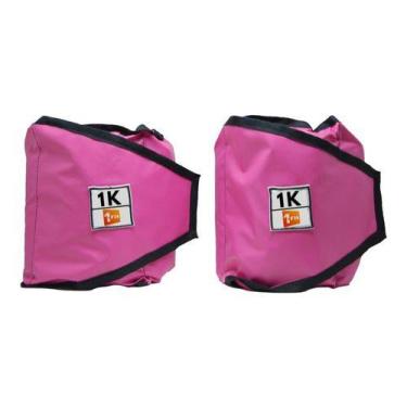 Imagem de Caneleira / Tornozeleira De Peso 1KG 1FIT Rosa
