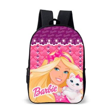Imagem de Mochila Escolar Feminina da Menina Barbie Mundo Rosa  - Use Thuco , MS