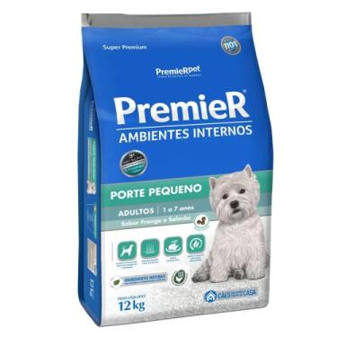 Imagem de Ração Premier Ambientes Internos Adultos Raças Pequenas Frango e Salmã
