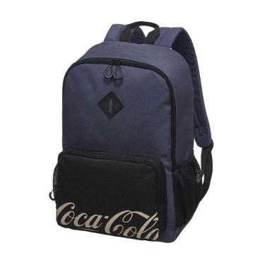 Imagem de Mochila Costa Adulto Juvenil Coca-Cola Core Notebook Azul Preto Pacific-Masculino
