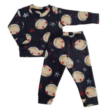 Imagem de Conjunto Infantil Soft Estampado Inverno Unissex 1/2/3 Anos - Patrulha