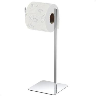 Imagem de Porta Papel Higiênico de Chão Inox Suporte Para Papel Nice - CONTEL ST