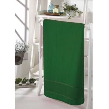 Imagem de Toalha de Rosto Dohler Buettner Para Bordar Bella Liso 50x80cm, Verde 