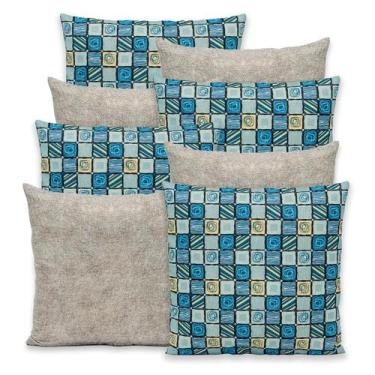Imagem de Kit 8 Capas de Almofada com Zíper 40cmx40cm Gorgurinho - Dryka Enxovai