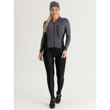 Imagem de Macacão De Ciclismo Feminino Aço Savancini Fun (1502), GG