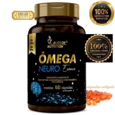 Imagem de Ômega Neuro Essence Fosfatidilserina 60 Cápsulas - Alisson Nutrition