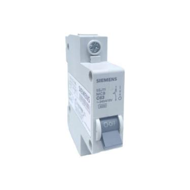 Imagem de Disjuntor DIn mono 5SJ1 Curva - C 63A 5SJ1163-7MB - Siemens, Branco