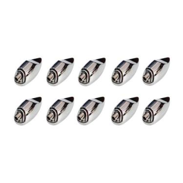 Imagem de Kit 10 Canoas Para Tom Surdo Caixa Bateria 19.09 Cromada - Spanking