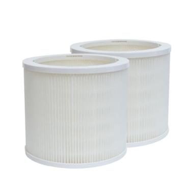 Imagem de PUREBURG Filtros de substituição AS06FT-2 compatíveis com mini umidificador DH Lifelabs Aaira, purificador de ar seco hidratante, pacote com 2