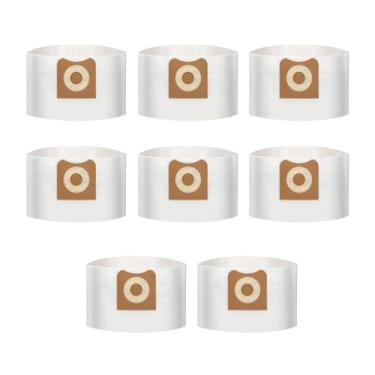 Imagem de Pacote com 8 sacos rígidos VF3501 para aspirador de pó compatíveis com Ridgid Shop Vac & Workshop 3-4,5 galões, saco de filtro de coleta de poeira peça de reposição # 23738 WS32045F PS05