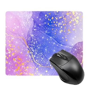 Imagem de Mouse pad diamante azul glitter brilhante Mousepad Bling rosa acessórios de mesa gaming bling almofadas de borracha para laptop, tamanho único