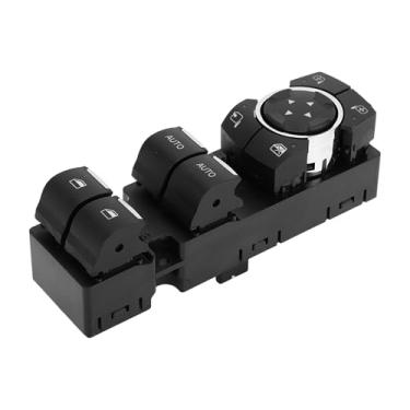 Imagem de A ABSOPRO Interruptor de janela elétrica Nº BB5Z14529AA Interruptor de controle de janela para Ford Explorer 2011-2015 preto