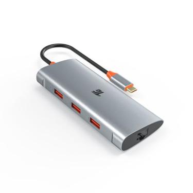 Imagem de Tiergrade Hub USB C, adaptador USB C para 3 USB 3.1 e Ethernet de 1 Gbps, Hub USB 3.1 com 10 Gbps SuperSpeed para MacBook Pro/Air, iMac, iPad Pro, Dell, Chromebook e mais dispositivos tipo C