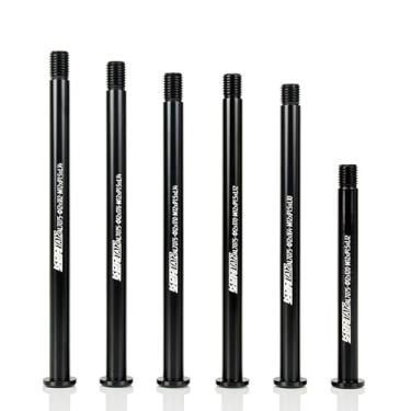 Imagem de Enjcyling Espeto de eixo de 12 mm para MTB Road Moutain Bike Roda dianteira traseira Fox (Φ12 x 120 M12 x P1,5 x C 12 mm)