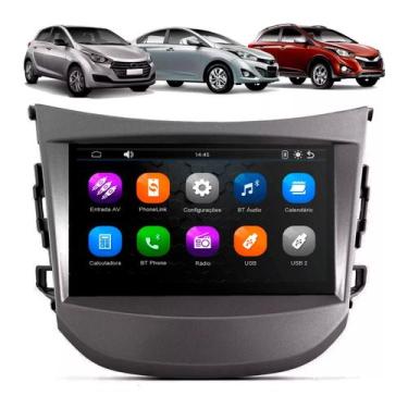 Imagem de Central Multimídia 7" Pol MP5/BT CarPlay Android + Moldura HB20 HB20S 