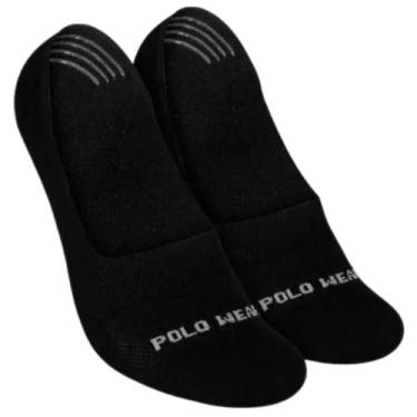 Imagem de Kit Meia 3 Pares Sapatilha Masculina Casual Em Algodão Polo Wear 004pw