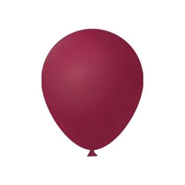 Imagem de Balão de Festa Látex Liso - Marsala - Festball - Rizzo