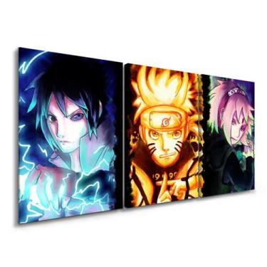 Imagem de Quadro Naruto para Quarto Decorativo Geek Anime Sala Parede - IQ Quadr