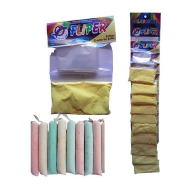 Imagem de Kit geladinho fliper cremoso 1 cartela 10 unidades sabores