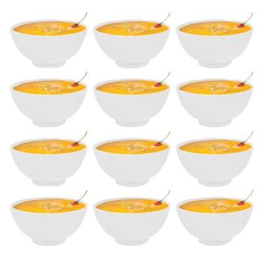 Imagem de Mini Tigela Melamine Branca Redonda 13cm Tuut Yazi, 12 Unidades