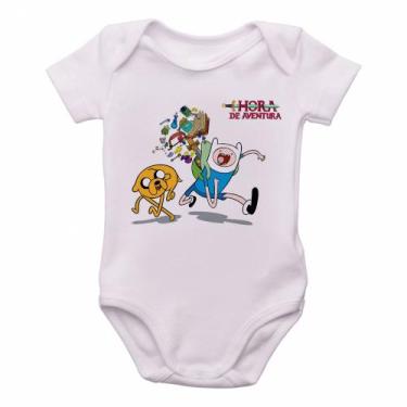 Imagem de  body nenê criança roupa bebê Adventure Time Jake Finn - Empório Dutra