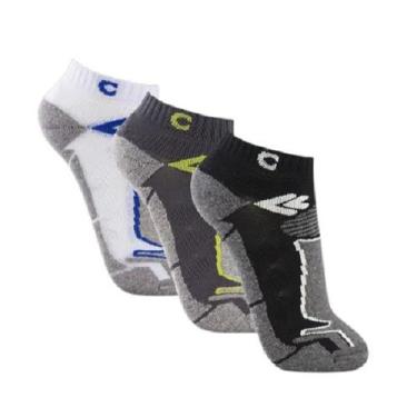 Imagem de Kit 3 Pares de Meias Corrida Running Cano Baixo Papilloo - centope, Br