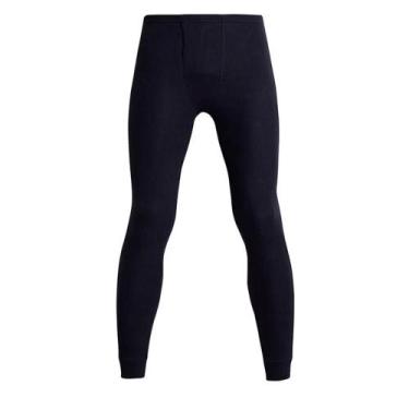 Imagem de Calça Segunda Pele Lupo 30100-001 Masculina, P, Preto