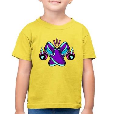 Imagem de Camiseta Algodão Infantil Walk The Talk - Foca na Moda, Amarelo canári