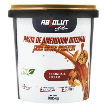 Imagem de Pasta De Amendoim Gourmet 1kg - Absolut Nutrition, Brownie, 1kg, Uniss