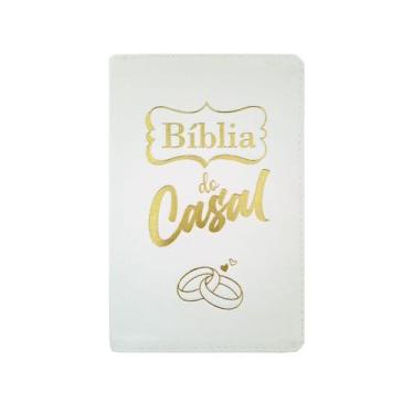 Imagem de biblia de estudo do casal com harpa e indice e palavras de jesus em de
