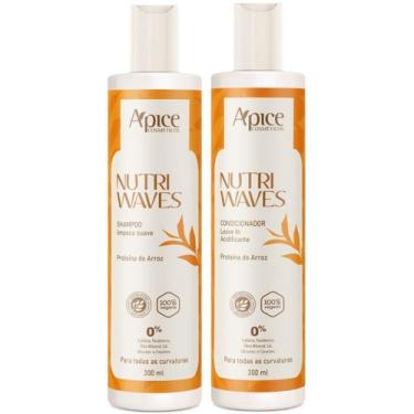 Imagem de Kit Apse Apice Nutri Waves Shampoo E Condicionador Acidificante Capila
