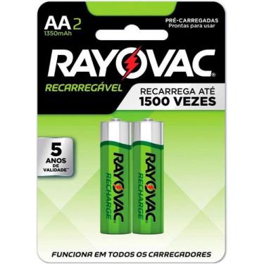 Imagem de Pilha Recarregável Econômica AA 1350 mAh - Rayovac 