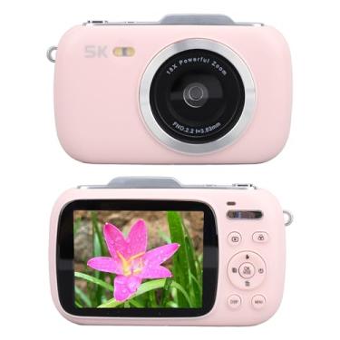 Imagem de Câmera Digital, Câmera Vlogging 5K 80MP para Fotografia e Gravação Com Tela IPS de 2,8 Polegadas e Zoom Digital 18X, Câmera Infantil Portátil para Crianças Adolescentes Adultos