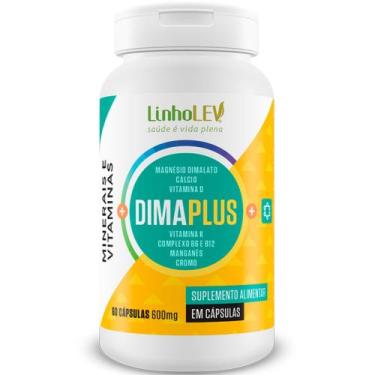 Imagem de Dimaplus Magnésio Dimalato + Cálcio + Vitamina D + K + B6 + B12 - Linh