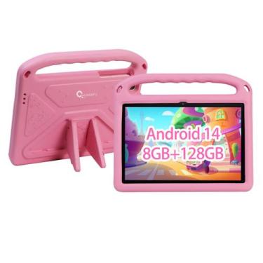 Imagem de Tablet CWOWDEFU Tablet infantil Android 14 10 polegadas 8 GB+128 GB ro