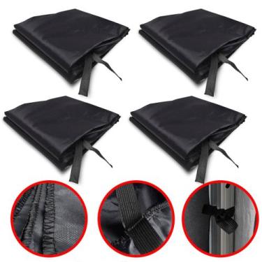 Imagem de 4 Paredes Fechamento Lateral Removível Para Tenda Gazebo 3x3 - BRN COM