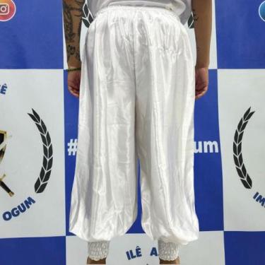 Imagem de Calça bombacho oxford/cetim masculino - Nacional