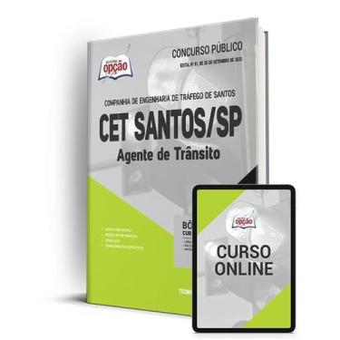 Imagem de Apostila CET Santos - SP - Agente de Trânsito